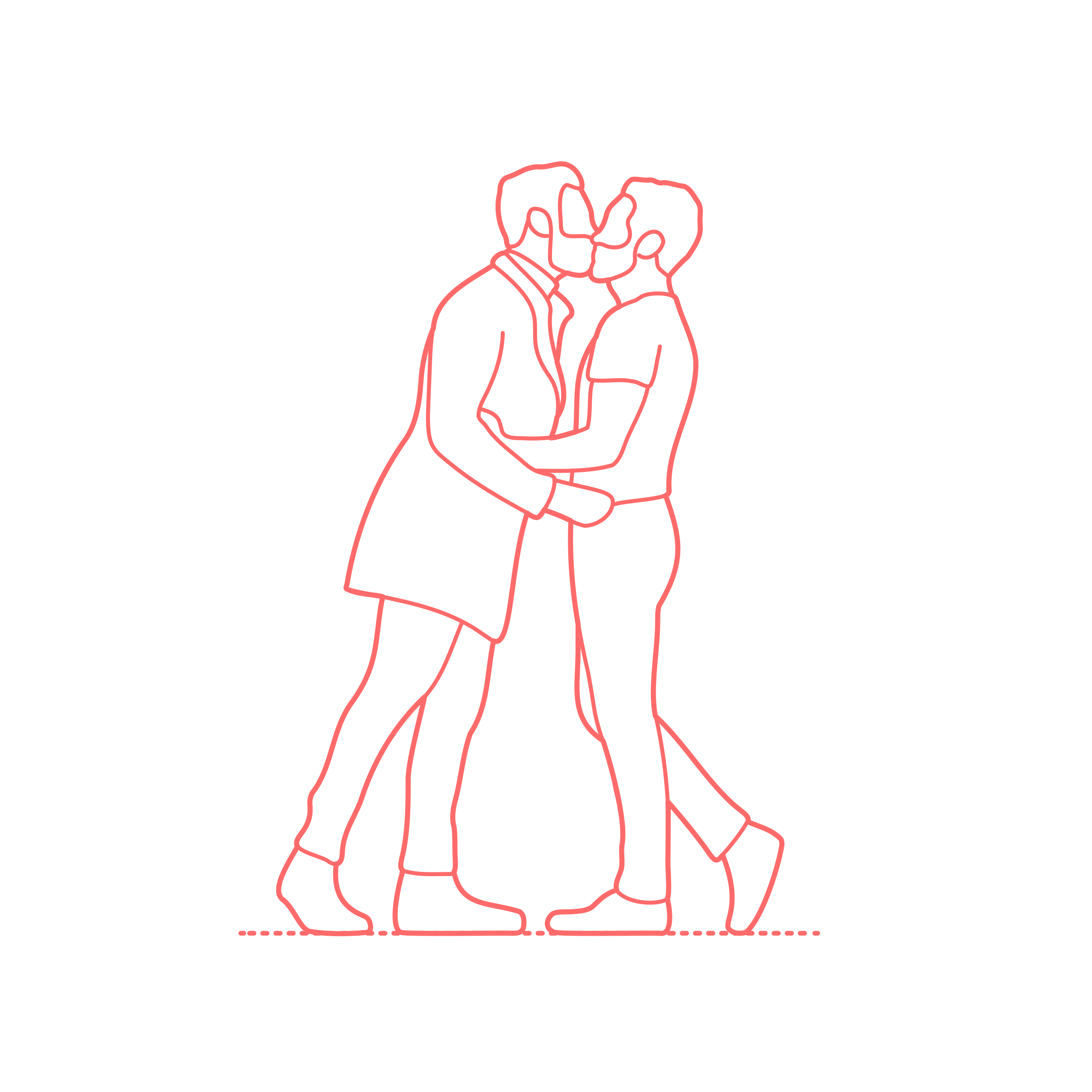 Humans Kissing Young Adults Men Contour Svg Vector Free Vectors